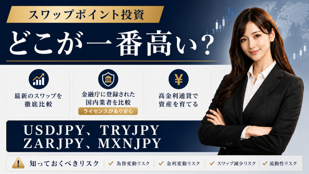 スワップポイントが一番高いFX会社はどこ？