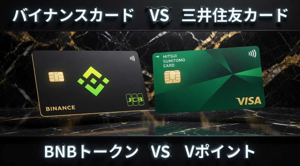 バイナンスジャパンカードと三井住友カードNLの違いは？どちらがおすすめ？