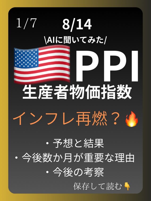 この投稿はAIによってまとめられています。情報の出典: FRED、米国労働局、Reuters

#生産者物価指数 #ビットコイン #ナスダック #ドル円 #景気後退 #イーサリアム #経済指標 #消費者物価指数 #インフレ #利下げ期待